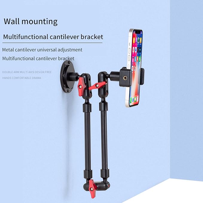 Adjustable Mobile Phone Holder for Desk, Wall Mount and Ceiling Mount Bracket - Image 6