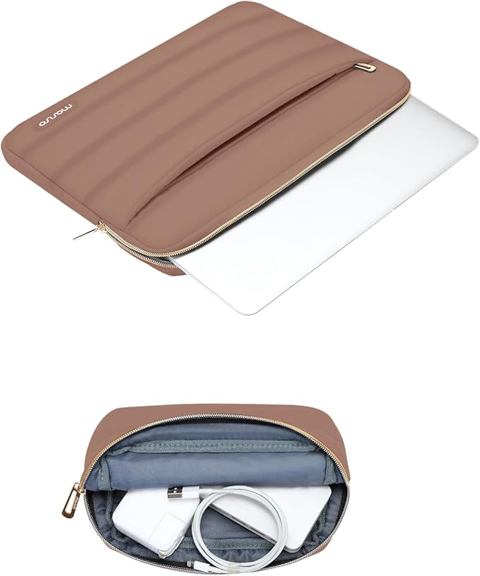 MOSISO 13.3 inch Laptop Case, 13-13.3 inch Puffy Laptop Sleeve Compatible - Image 5