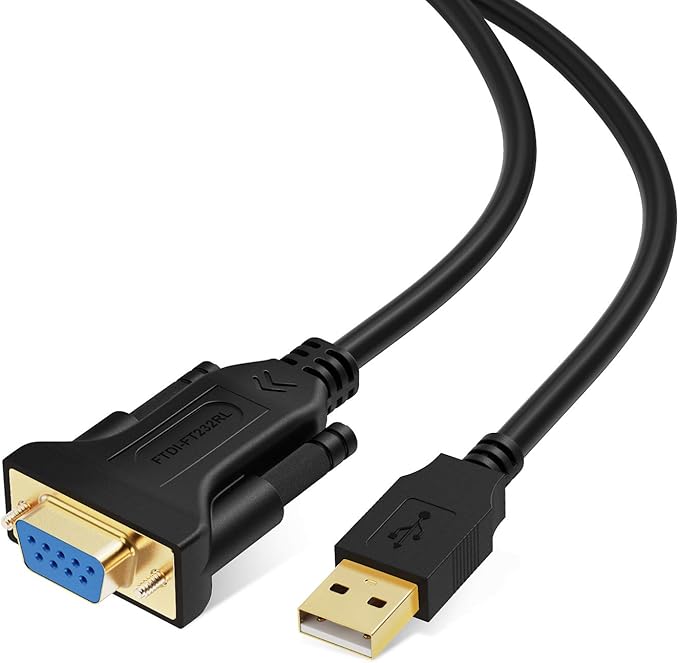 CableCreation USB to RS232 Serial Adapter, 10 Feet USB to DB9 Female Converter by CableCreation
