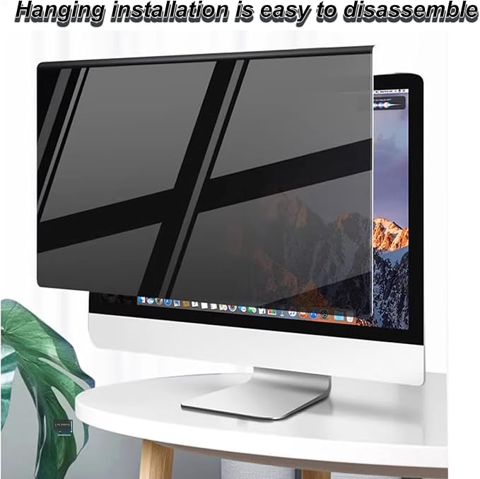Hanging Computer Privacy Screen Protector Shield 25 inch 16:9 Widescreen - Image 4