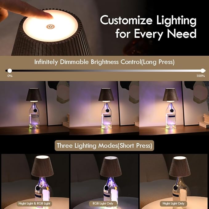 WILIT Wireless Bottle Lamp Shades - Image 4
