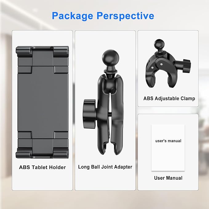 PLDHPRO Tablet Holder for Mic Stand 360° Swivel iPad Music Stand Mount for - Image 7