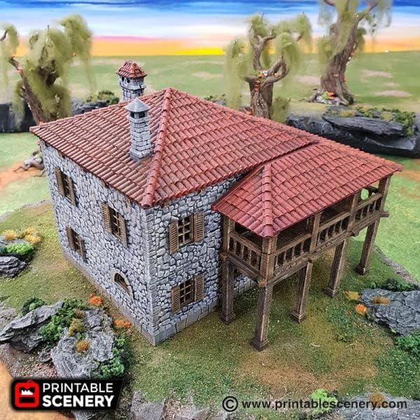 Port Tavern by Printable Scenery, 3D Printed Tabletop RPG Scenery and Wargame - Image 3