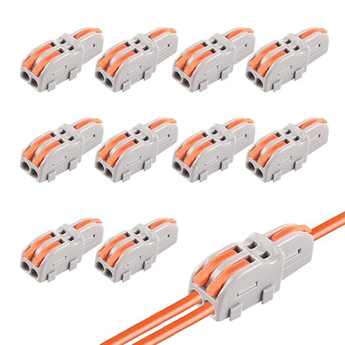 10Pcs 2 to 1 Wire Connectors Small Electrical Cable Splicing Splitter Terminal by Unknown
