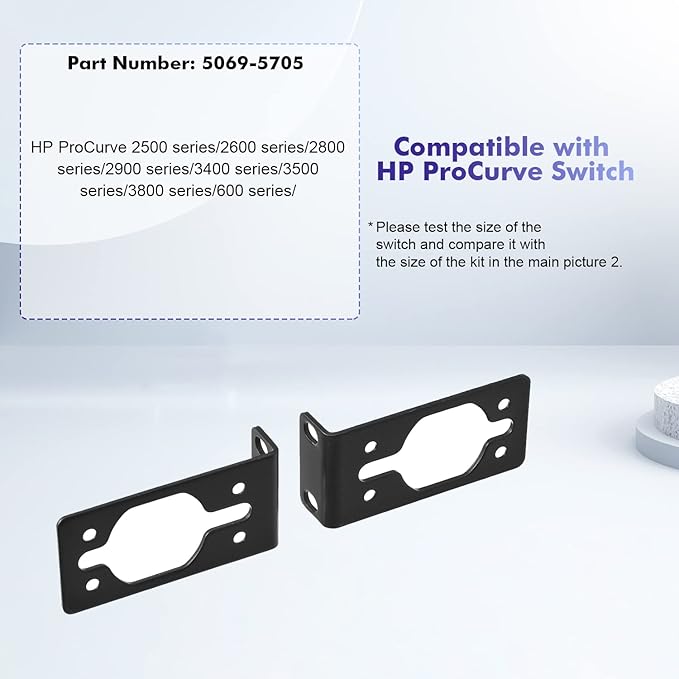 Rack Mount Kit 1U Universal Rack Ears - Image 6