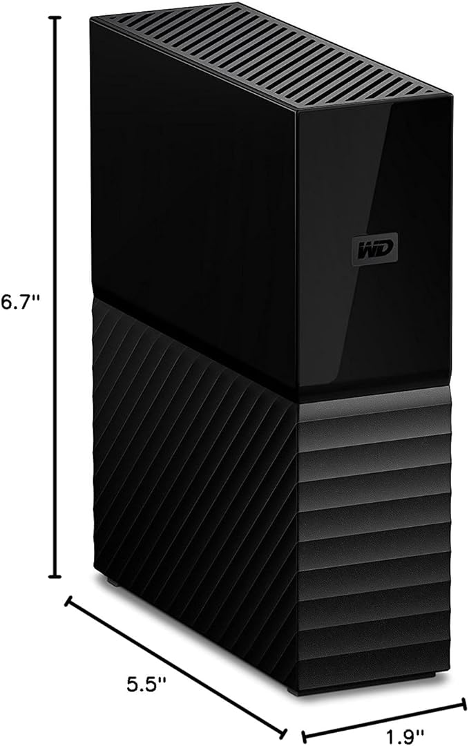 Western Digital 8TB My Book Desktop External Hard Drive, USB 3.0, External HDD - Image 6