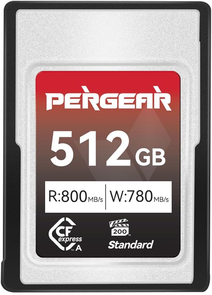 Pergear 512GB CFexpress Type A Memory Card, 8K 30P Recording by PERGEAR