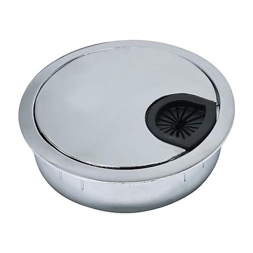 1 Pcs Desk Grommet 2" / 50 mm, Desk Cord Hole Cover, Cable Grommet Metal Zinc by EASYEAH