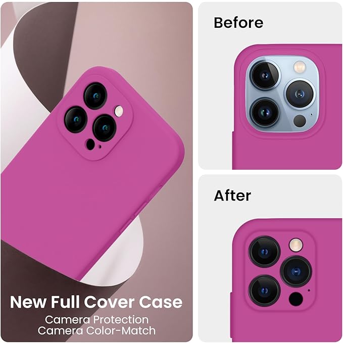 FireNova Designed for iPhone 13 Pro Case, Silicone Upgraded Phone Case with - Image 3