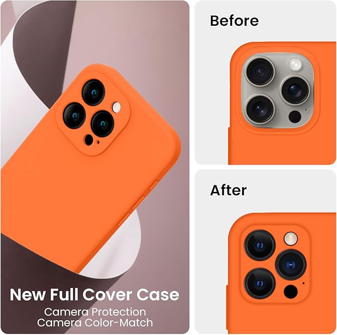 FireNova Designed for iPhone 15 Pro Max Case, Silicone Upgraded Phone Case with - Image 3