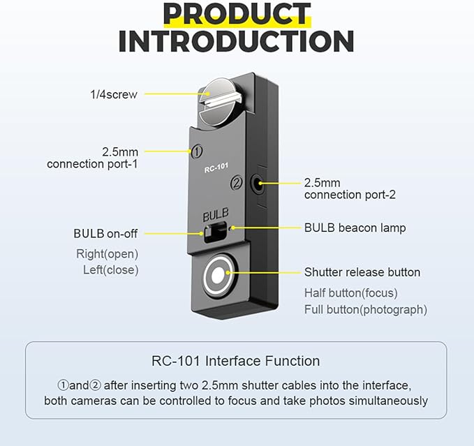 RC-101 S2 Shutter Release Remote Control - Image 4