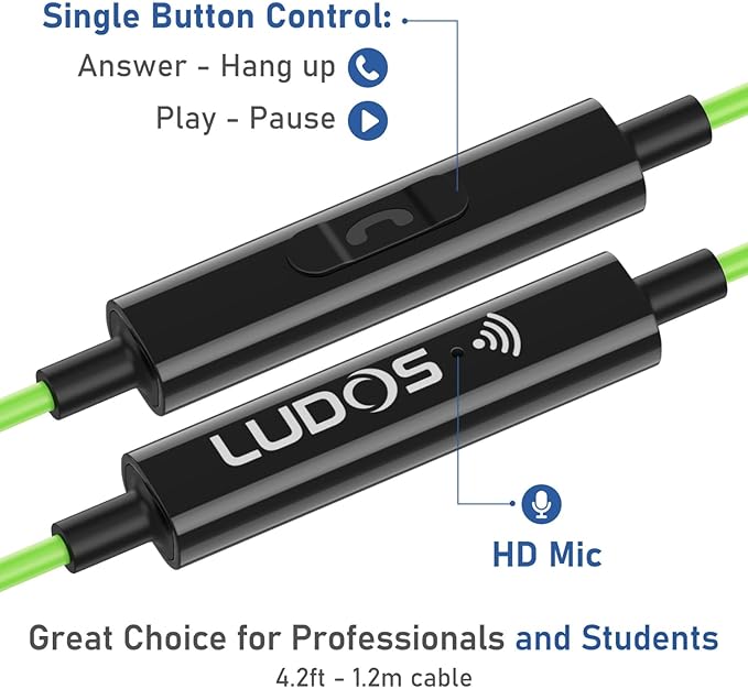 LUDOS Clamor USB C Headphones for iPhone 16 15 Pro Max Plus iPad Pro, 5 Years - Image 3