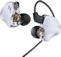 In Ear Earbuds Wired IEM Headphone, CCZ DC02 Dual Magnetic Circuit DD HIFI by KINBOOFI