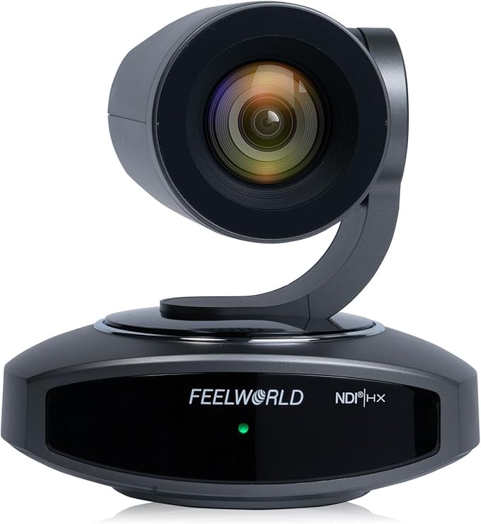 FEELWORLD NDI10X NDI PTZ Camera 4K Resolution 10X USB HDMI POE NDI HX2 by Feelworld