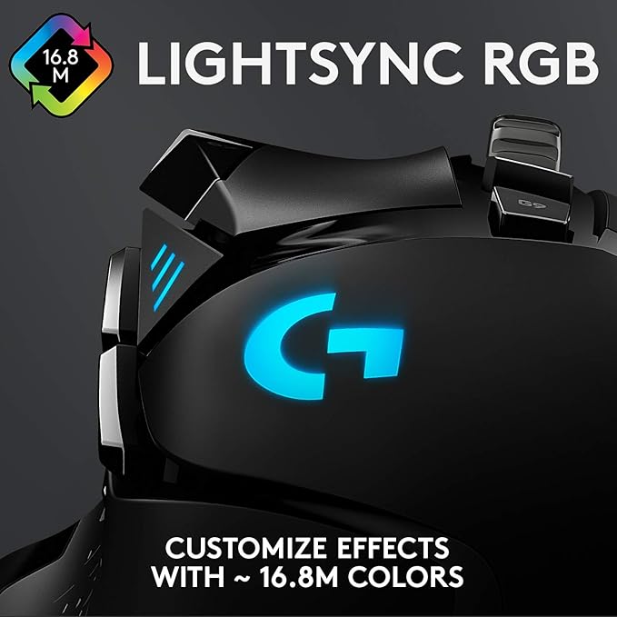 Logitech G502 HERO High Performance Wired Gaming Mouse, HERO 25K Sensor - Image 6