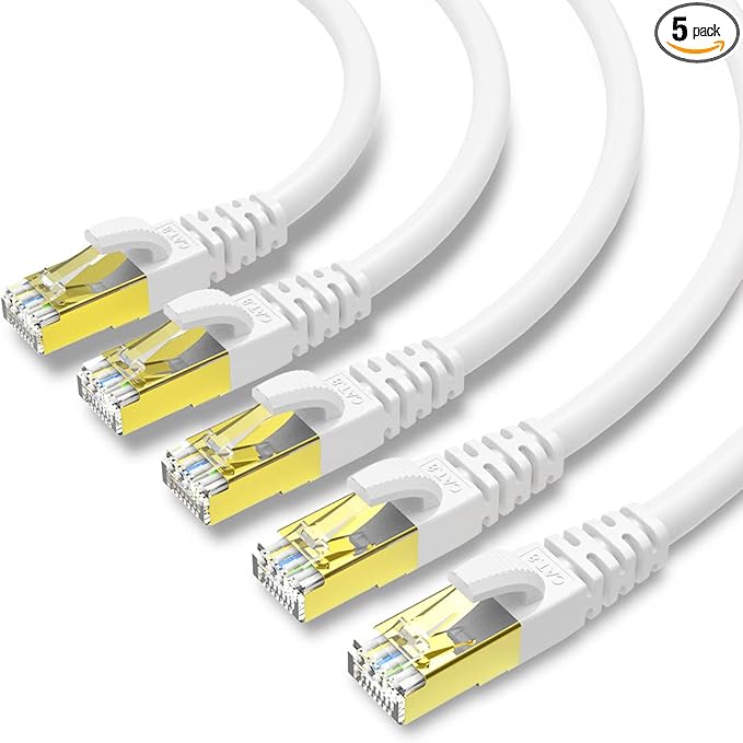 KASIMO CAT 8 Ethernet Cable SFTP Internet Network Patch Cord, Heavy Duty High by KASIMO