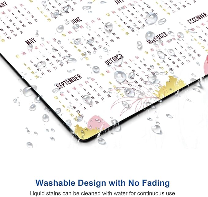 Mouse Pad, 2025 Calendar Mouse Pads, Cute Square Mouse Mat Waterproof Non-Slip - Image 5