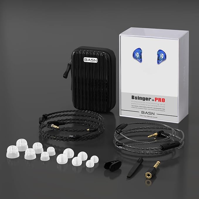 BASN in Ear Monitor Headphones for Musicians Audiophiles Drummers, Bsinger Pro - Image 7