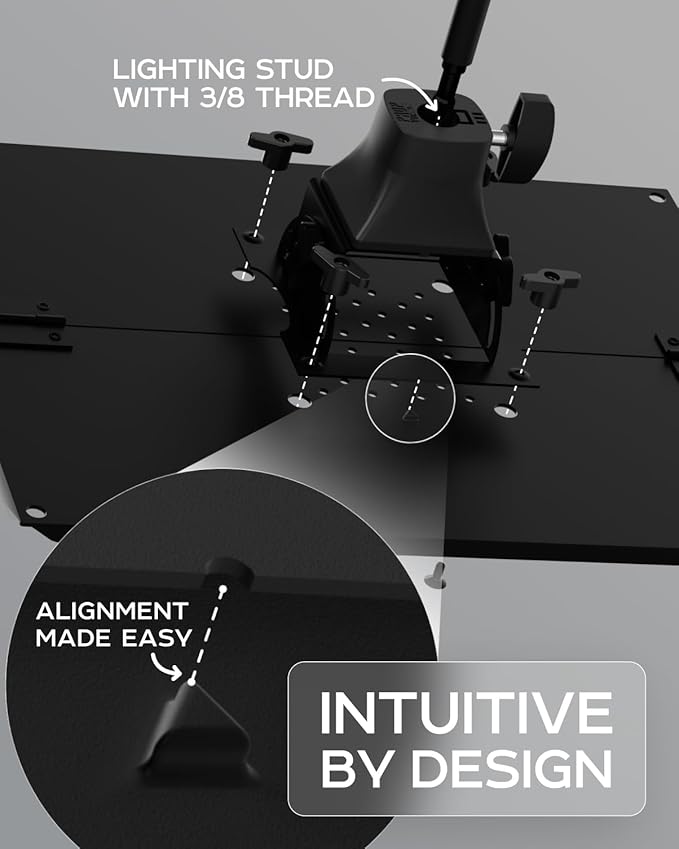 Projector Tripod Stand, Height Adjustable 27" to 62" & Floor Projector Stand - Image 8