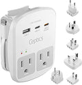 Ceptics 35W Universal Travel Adapter Kit – 2 USA sockets, 1x PD 35W USB-C and by Ceptics