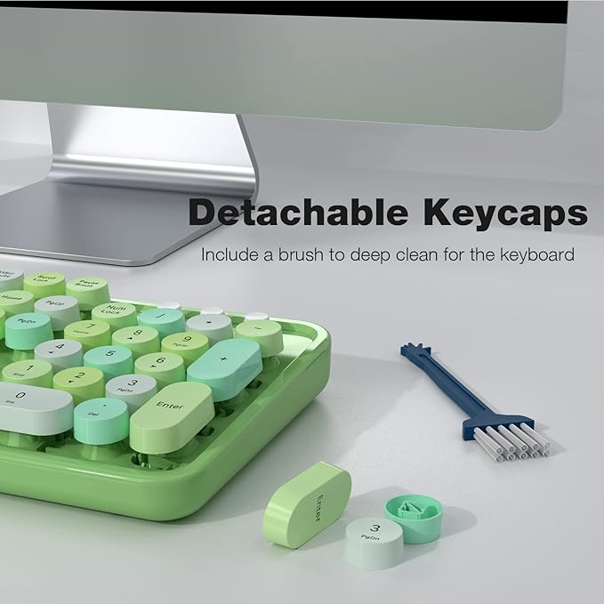KNOWSQT Wireless Keyboard and Mouse Combo, - Image 5