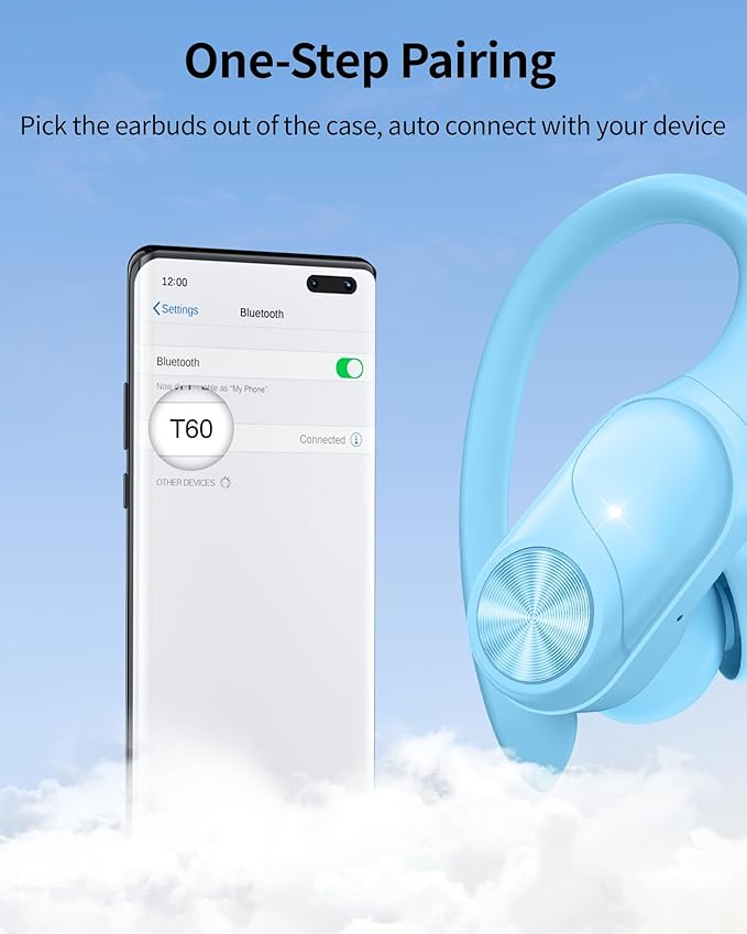 PocBuds Bluetooth Headphones Wireless Earbuds 80hrs Playtime Wireless Charging - Image 4