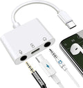 USB C to Microphone Adapter for Live-Streaming Type C to Microphone & 3.5mm by Sanjyut