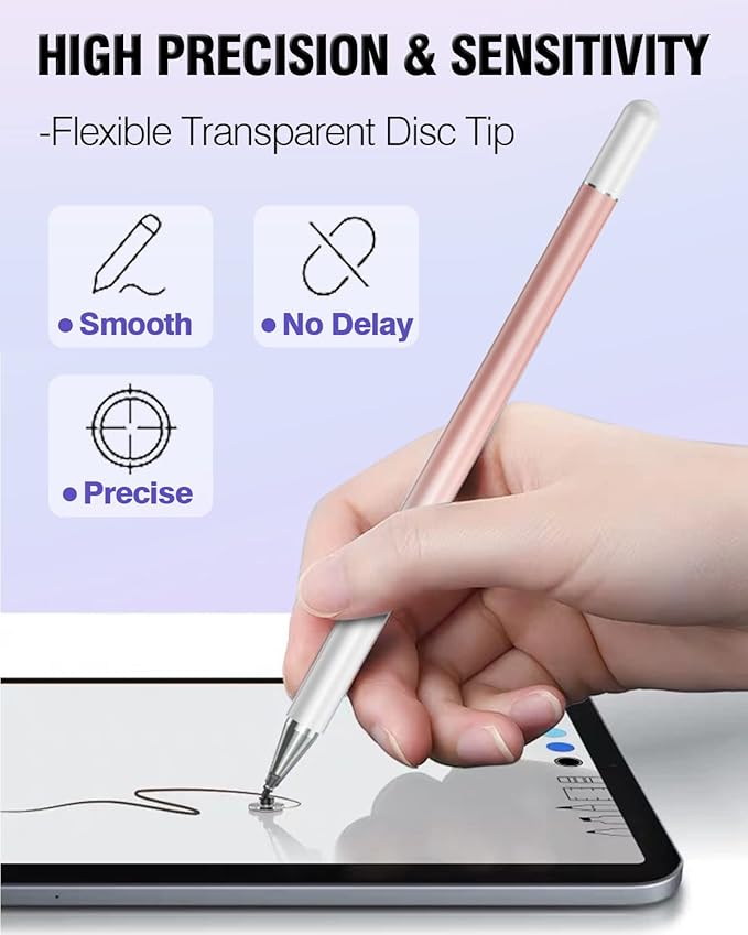 Stylus Pens for Touch Screens, 2 in 1 High Precision Universal Stylus Pen for - Image 4