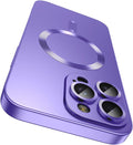 Magnetic for iPhone 15 Pro Max Case Slim Soft Silicone Bumper Shockproof by LEKEVO