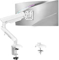 Single Monitor Mount for 22 24 27 32 inch Screen, Gas Spring Arm Holds 4.4-22 by MOUNTUP