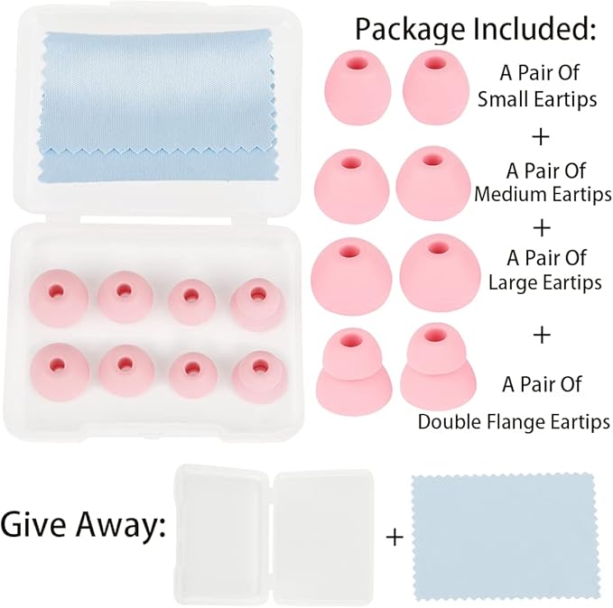 Earbud Tips Earbuds Replacement Tips Replacement Earbud Tips Earbud Covers - Image 3