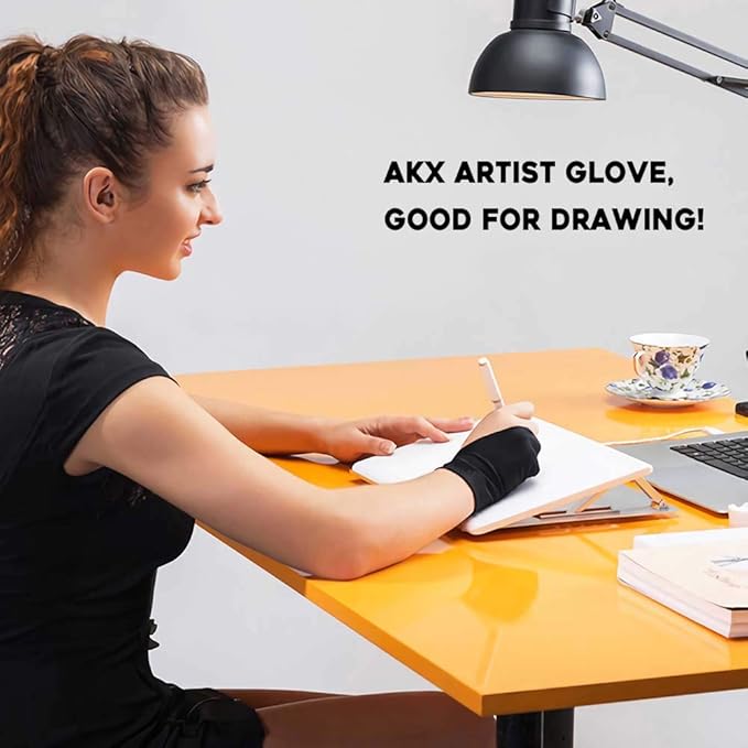 AKX Artist Glove, Palm Rejection Drawing Glove - Image 7