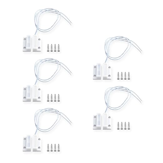 Magnetic Reed Switch NC Surface Mount Wired Door Window Contact Sensor by VictorsHome