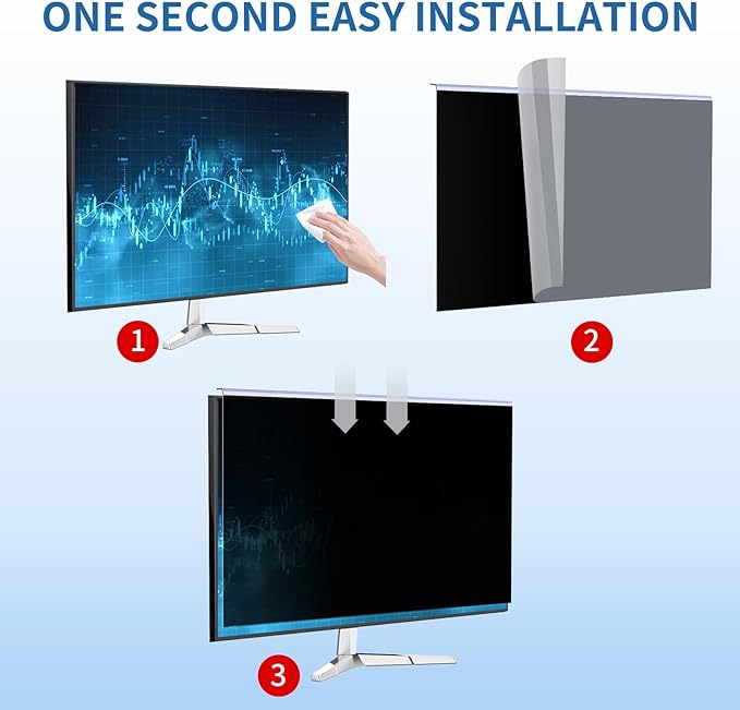 〔2-Pack〕 27 Inch Computer Privacy Screen Filter - Image 6