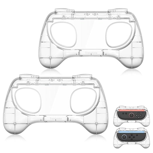 TRANSNOVO Hand Grips for Switch 2，Wear-Resistant Switch Accessories Controller by Transnovo