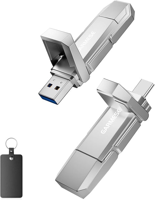 128GB USB C Flash Drive Up to 450MB/s USB 3.2 Solid State Thumb Drive 2-in-1 by GARMESE