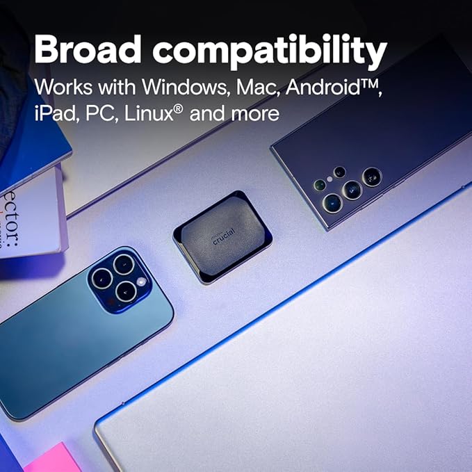 Crucial X10 2TB Portable SSD, USB 3.2 USB-C, External Solid State Drive - Image 5
