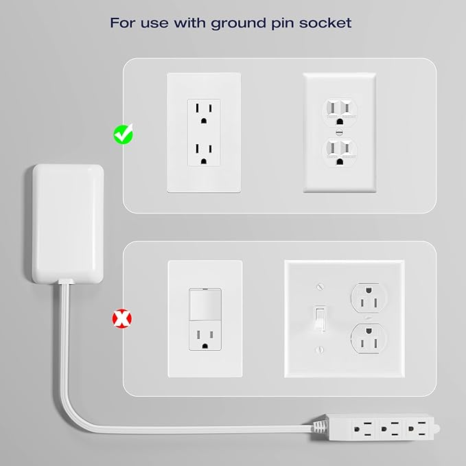 Flat Plug Extension Cord 6FT - Image 6