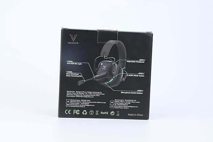 Wireless Gaming Headset for PC, 2.4GHz USB Dongle Headphones - Image 11