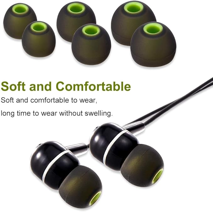 Earbud Tips Soft Silicone Earbuds Replacement Tips Fit - Image 8