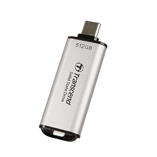 Transcend 512GB External SSD, USB 3.2 Gen2, Portable SSD - Image 2