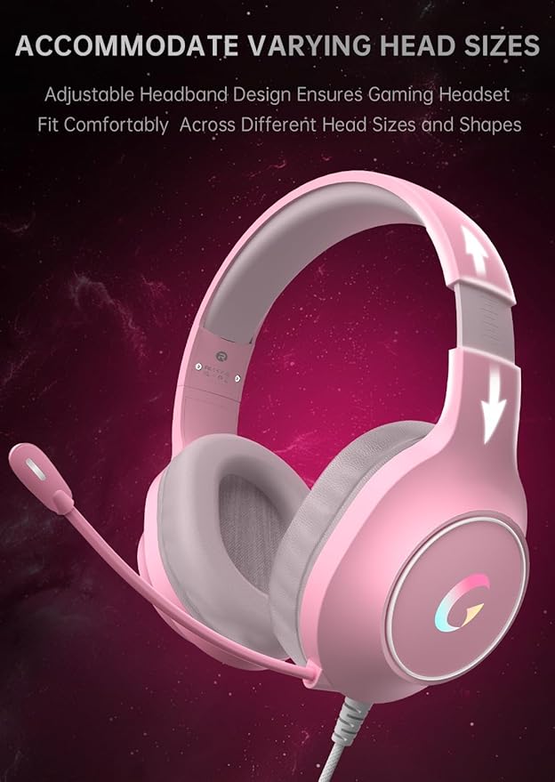 CM7002 Gaming Headset for PS5, Xbox Series, Surround Sound RGB Gaming Headphones - Image 8