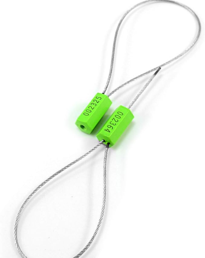 Leadseals 500 Anti-Tamper Proof Security Cable Seals Disposable Self-Locking - Image 4
