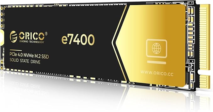 ORICO 1TB NVMe SSD PCIe 4.0- Up to 7400MB/s, M.2 2280 PCIe 4.0X4 Internal Solid by PioneerDataSolutionPowerYourFuture