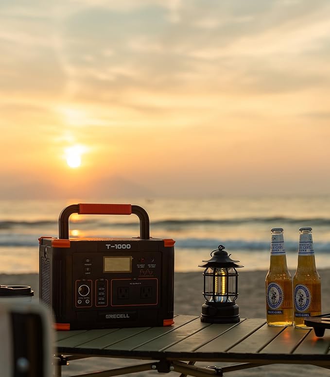 Portable Power Station 1000W, GRECELL 999Wh Solar Generator - Image 5