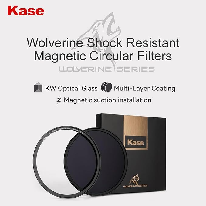 Kase Wolverine 58mm ND100000 16.5 Stop Magnetic Filter Incl Adapter Neutral - Image 6