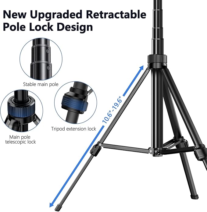 70.9" Auto Face Tracking Tripod 360° Rotation - Image 4