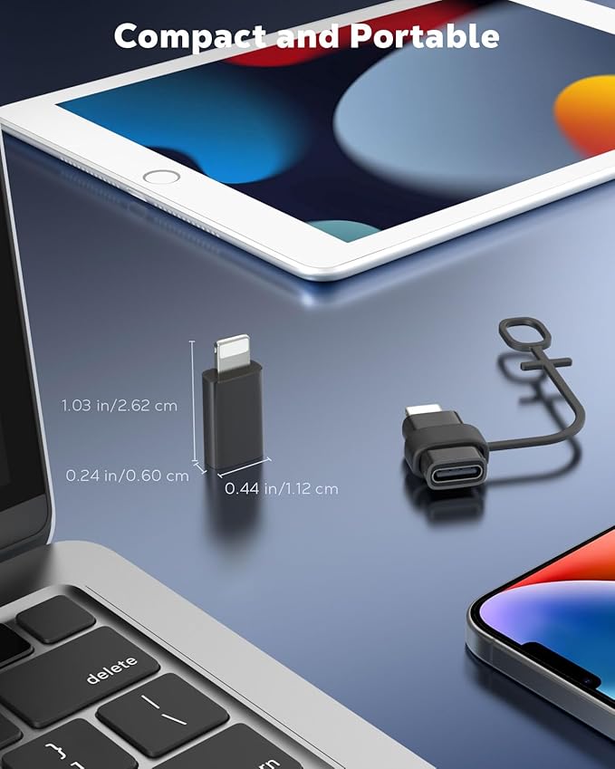 MoKo USB C to Lightning Adapter 4 Pack, Not - Image 8