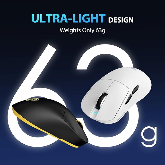 Transformers GM04 63g Lightweight Wireless Gaming Mouse, 12000 DPI, PAW3311 - Image 4