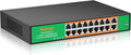 16 Port PoE Switch, 16 PoE+ 100Mbps Ports by ReiduboSecurityPoECameraSwitch
